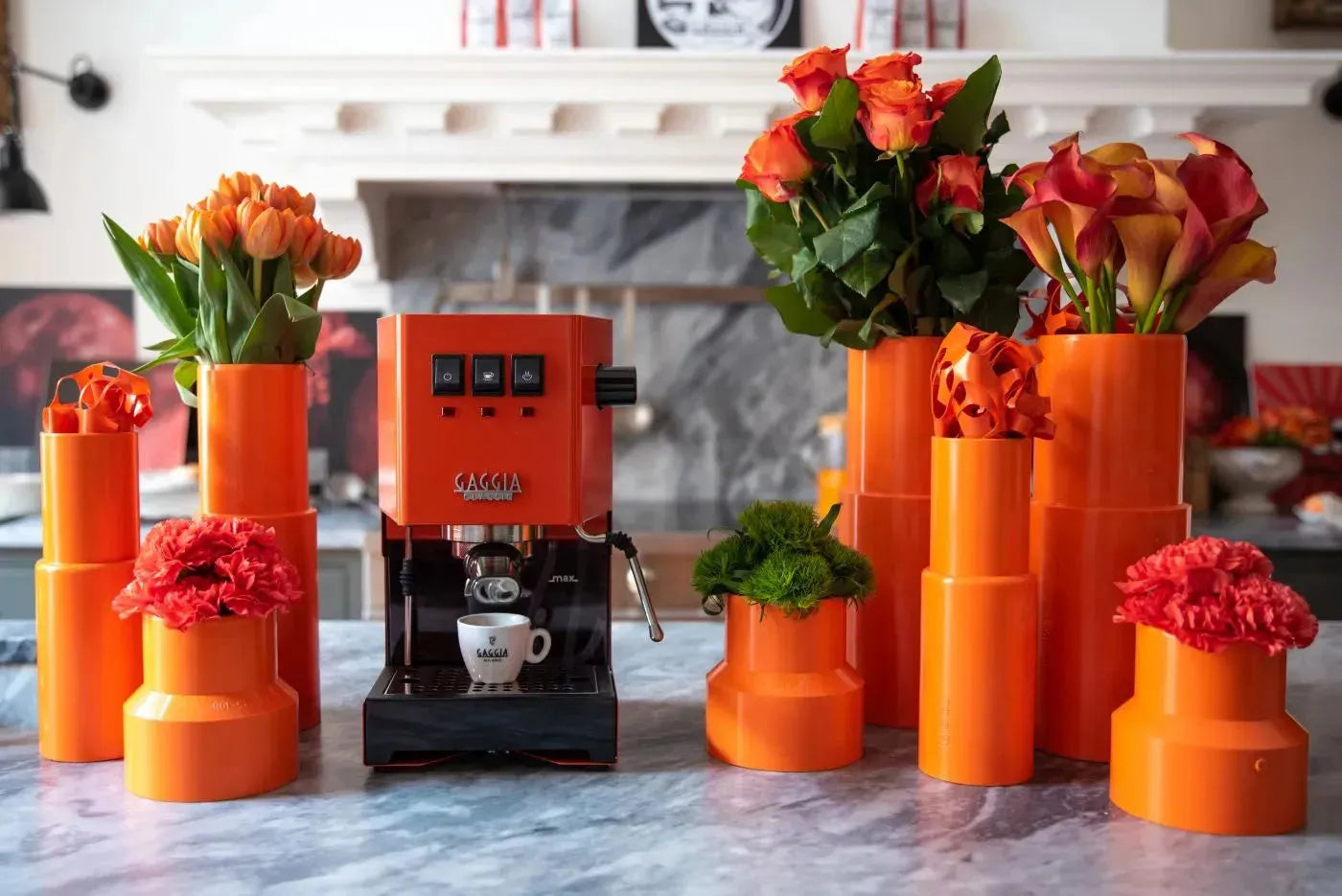 Gaggia Classic 5 Jahre Garantie EVO Pro E24 Orange - Kaffeewelt
