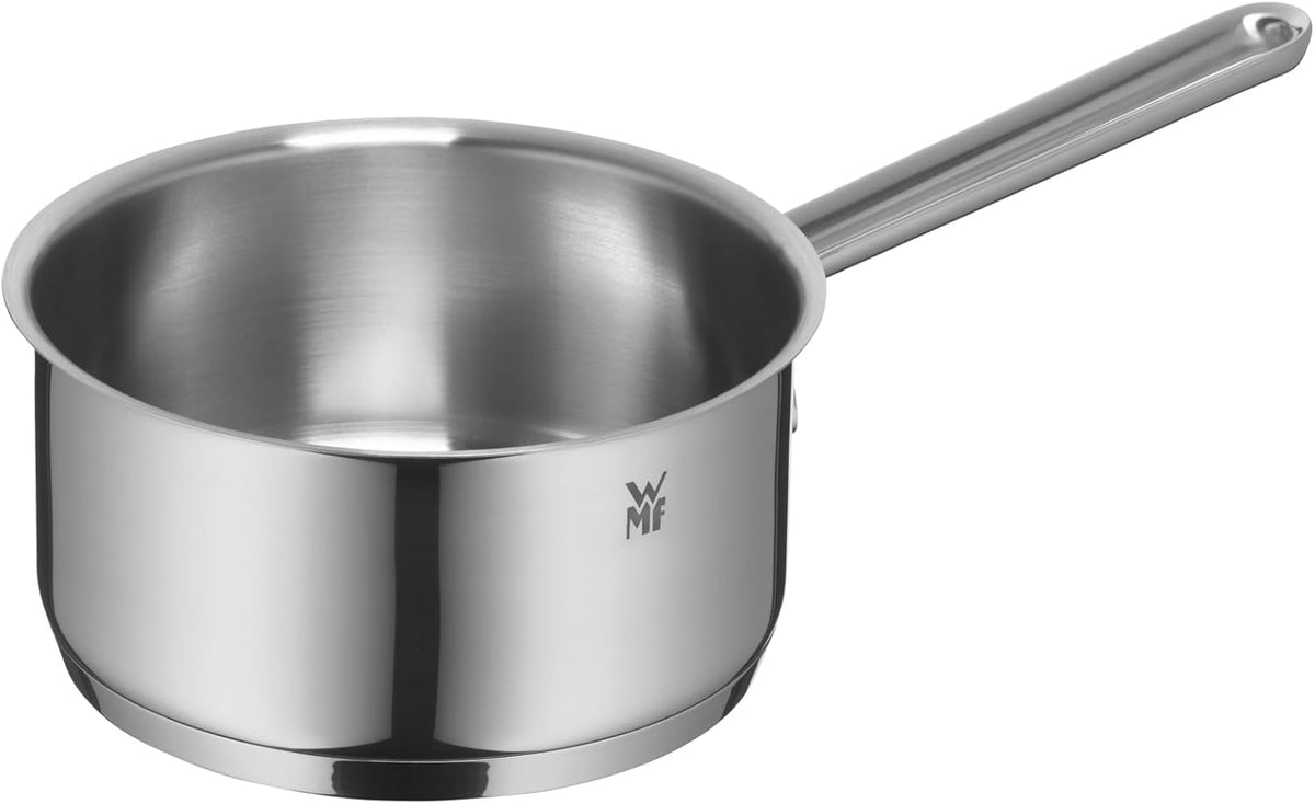WMF Provence Plus Topfset Induktion 5-teilig, Kochtopf Set unbeschichtet mit Glasdeckel, für alle Herdarten geeignet, Induktions Töpfe Set, ohne Skalierung, Cromargan Edelstahl poliert