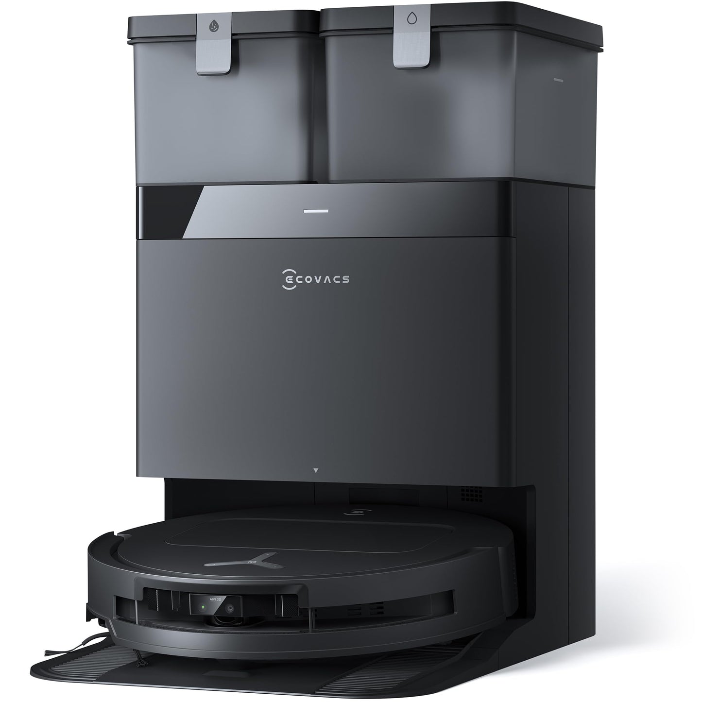 ECOVACS DEEBOT T50 PRO Omni Saugroboter mit Wischfunktion, Ausfahrende Seitenbürste und Wischmopp, 15.000 Pa, T30 PRO OMNI-Upgrade, Auto Zugabe von Reinigungslösung, Moppwäsche mit 75°C heißem Wasser