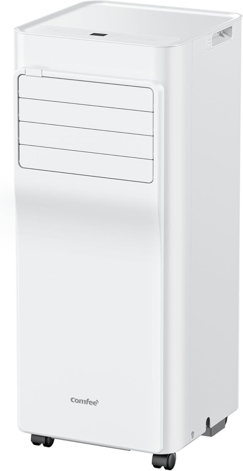 Comfee Mobiles Klimagerät Breezy Cool Pro 2.0,7000 BTU 2,0kW, Kühlen&Ventilieren&Entfeuchten,APP-Steuerung,Raumgröße bis 68m³(25㎡),Mobile Klimaanlage mit Abluftschlauch,
