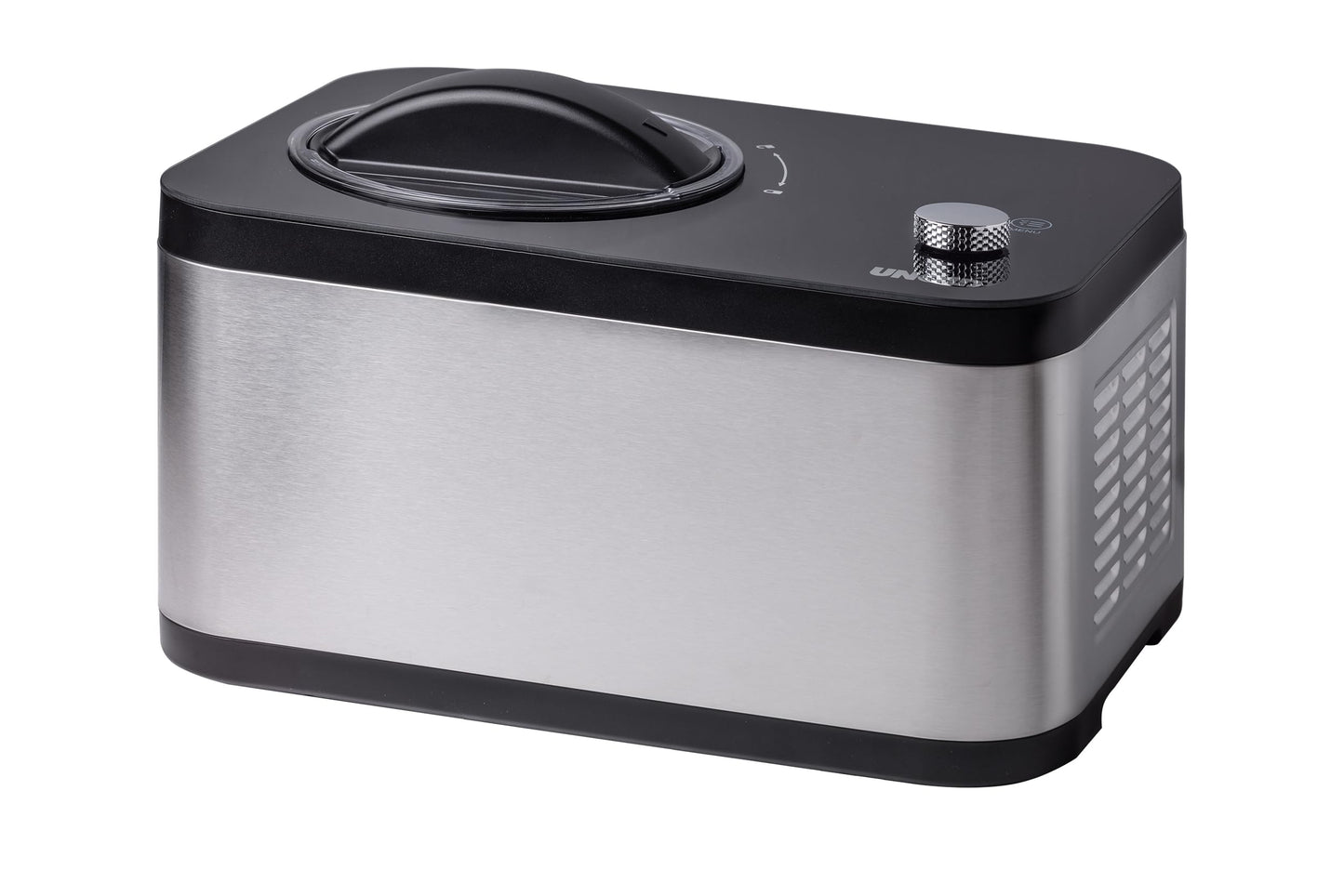 Unold 48826 EVA Eismaschine & Joghurtbereiter, Kompressor, 1,5 L, Eiscreme in ca. 30 Min., mit Timer