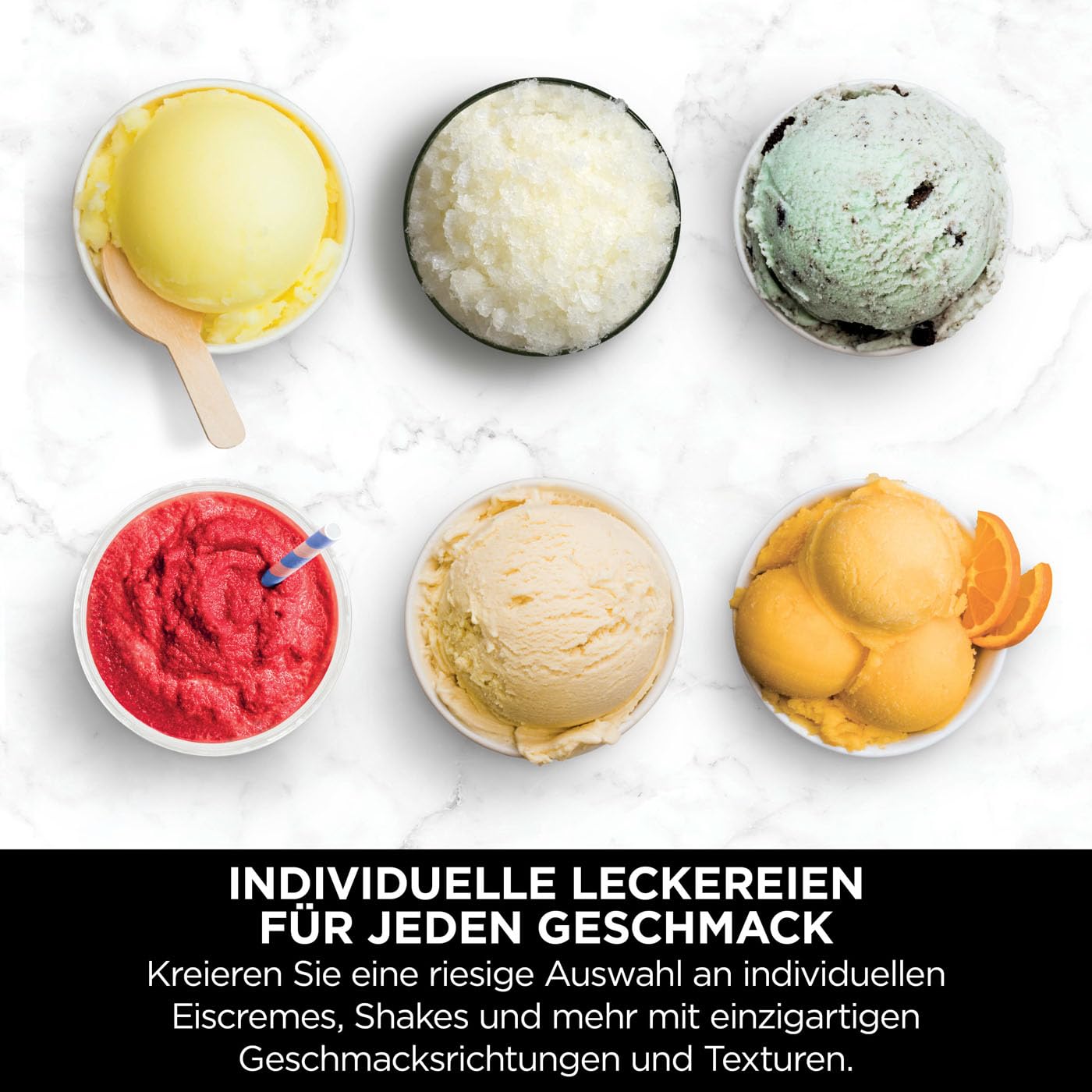 Ninja CREAMi Deluxe Eis-und Eisgetränkmaschine, mit 2 Bechern, Silber