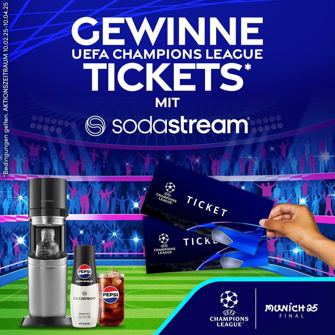 SodaStream Wassersprudler DUO mit Quick-Connect CO2-Zylinder| inkl. 2x 1L Glasflasche und 2x 1L FUSE Kunststoffflasche (spülmaschinengeeignet) | Farbe: Titan