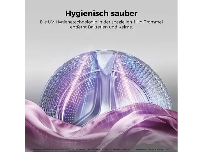 HAIER HAMQD 410CBL9GN-84, 3 Trommeln MultiWash Waschmaschine (10 kg, 1330 U/Min., A)