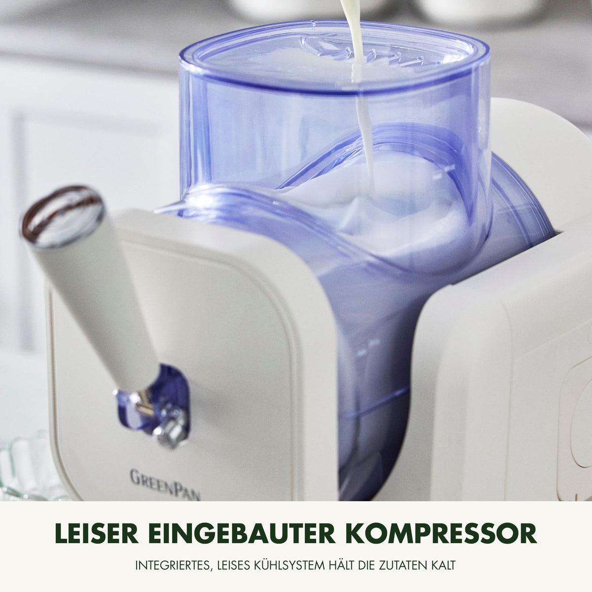 GreenPan Frost Eismaschine & Slushie-Maker, 6 Modi, 7 Texturen, selbstreinigend, kein Vorfrieren, fertig in 15 Min.