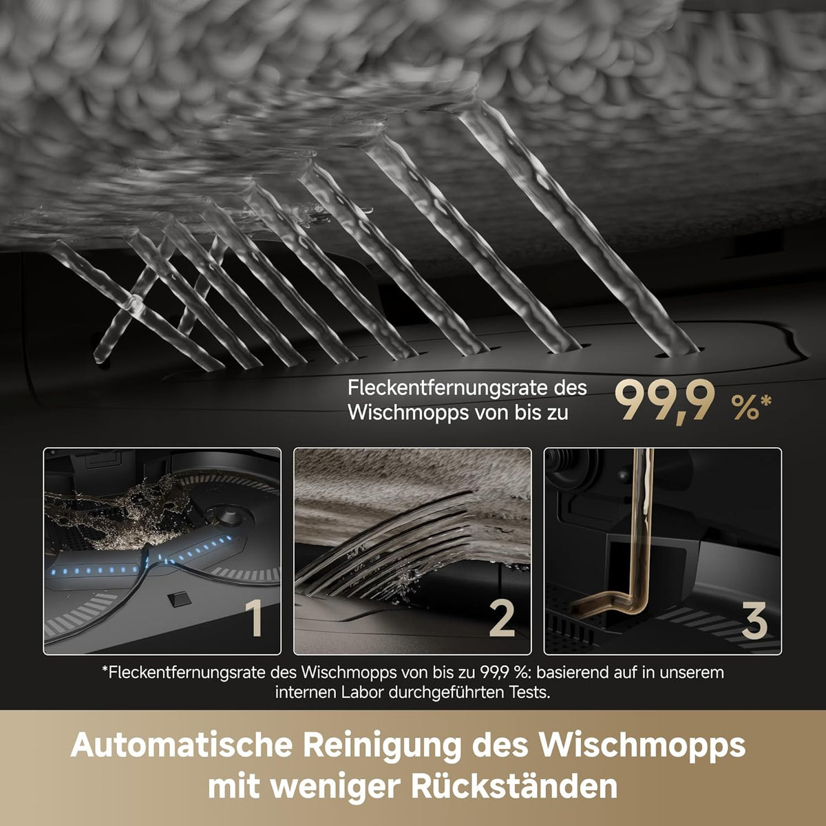 dreame X50 Master Staubsaugerroboter mit 24,9cm Basisstation, automatisches Nachfüllen und Entleeren, Nachlaufsystem, AI Hindernisvermeidung und 360° Navigation, 20.000 Pa