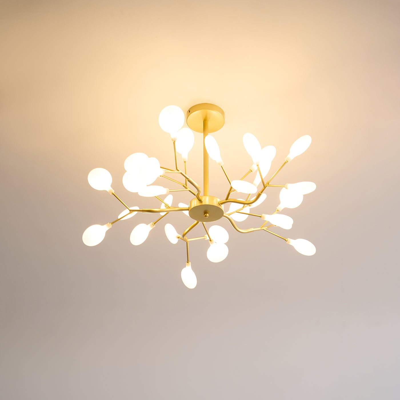 LED-Glühwürmchen-Sputnik-Kronleuchter
