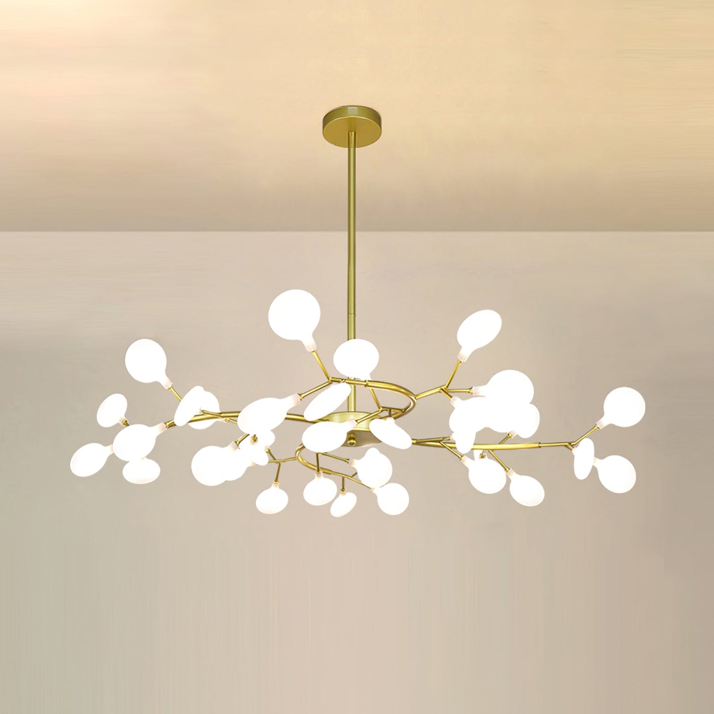 LED-Glühwürmchen-Sputnik-Kronleuchter