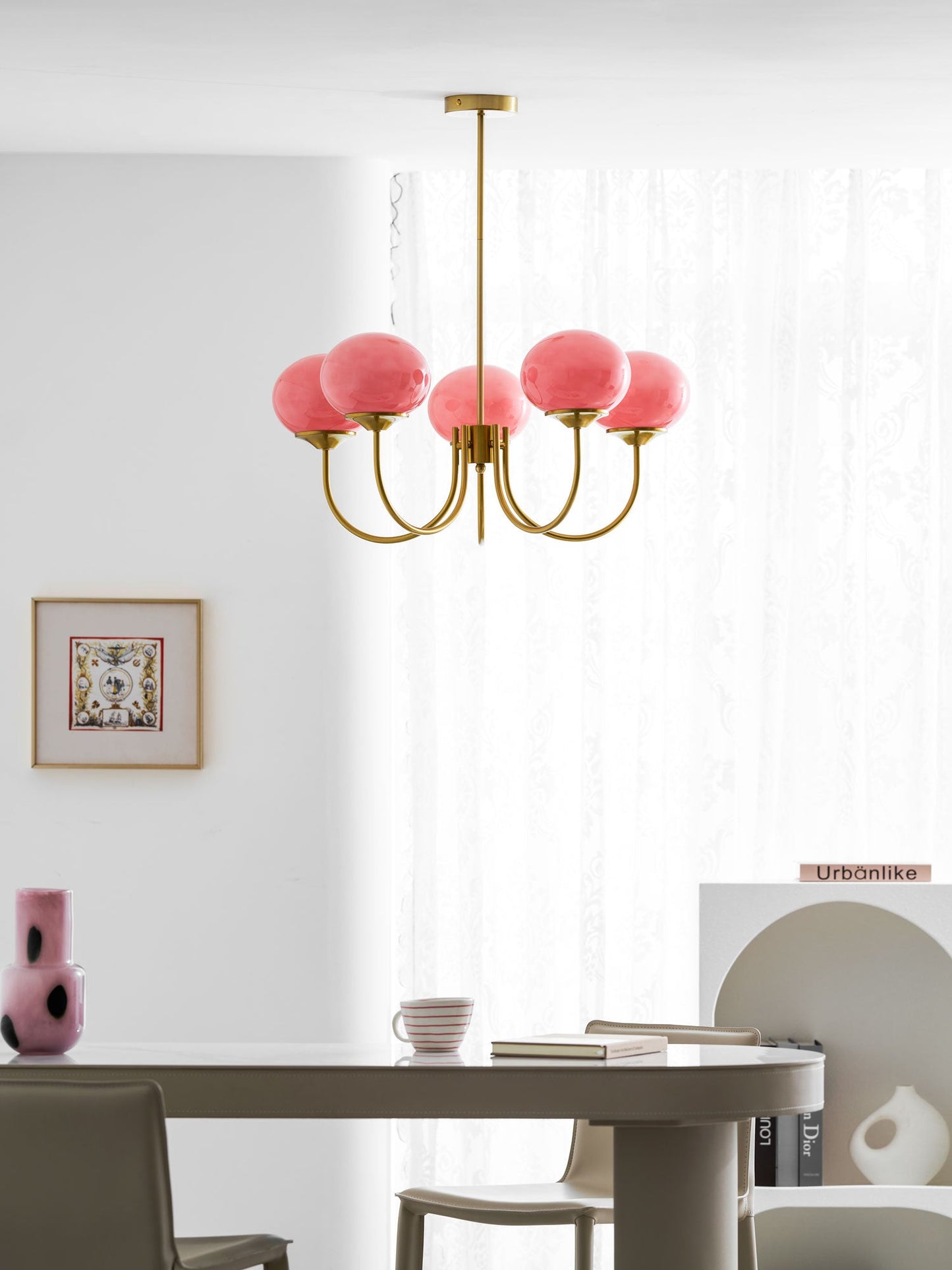 Marshmallow-Kronleuchter