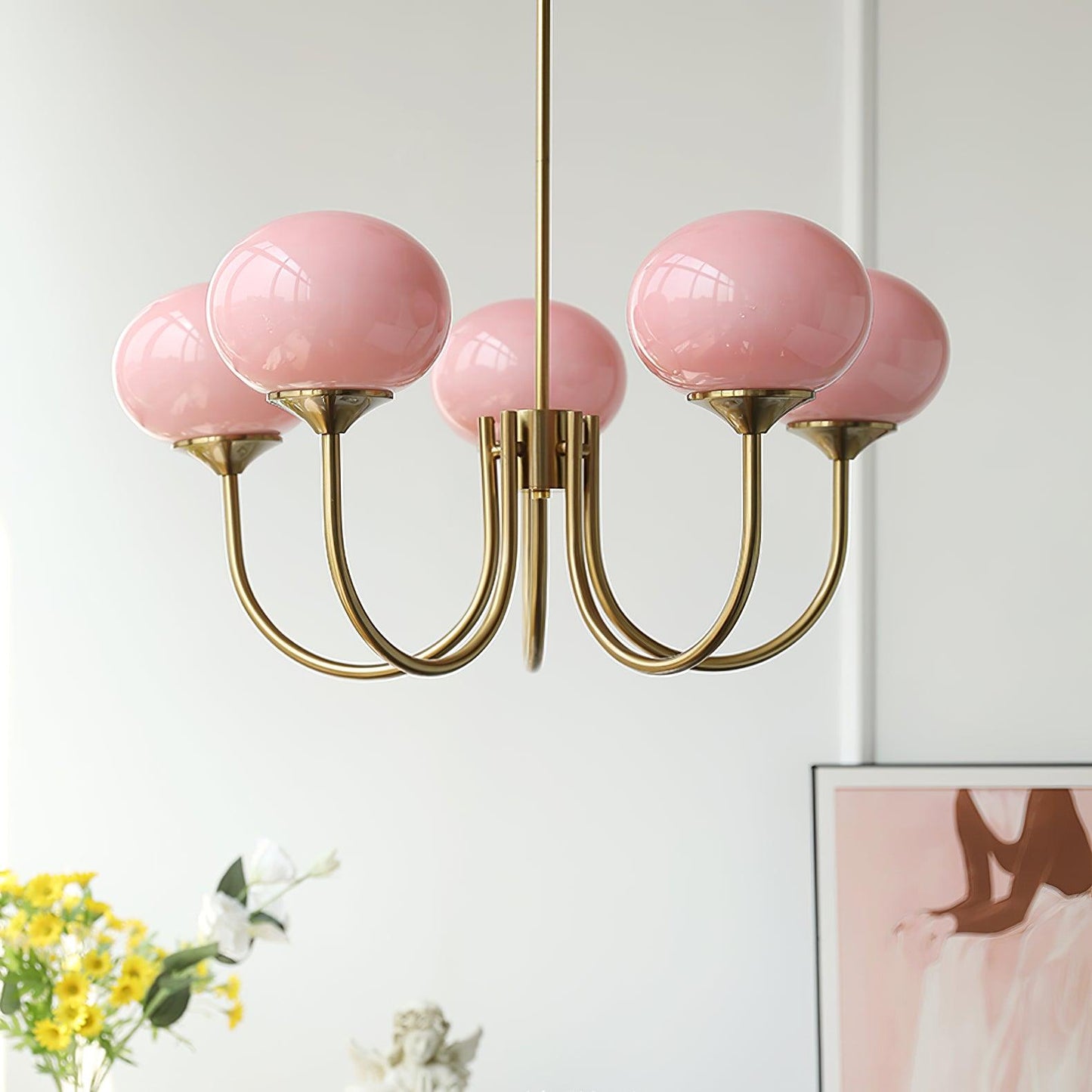 Marshmallow-Kronleuchter