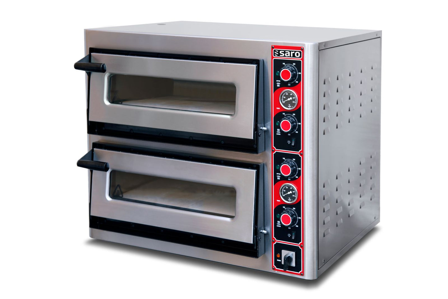SARO Pizzaofen Modell FABIO 2620 - Platz für 2x4 Pizzen à Ø 30cm
