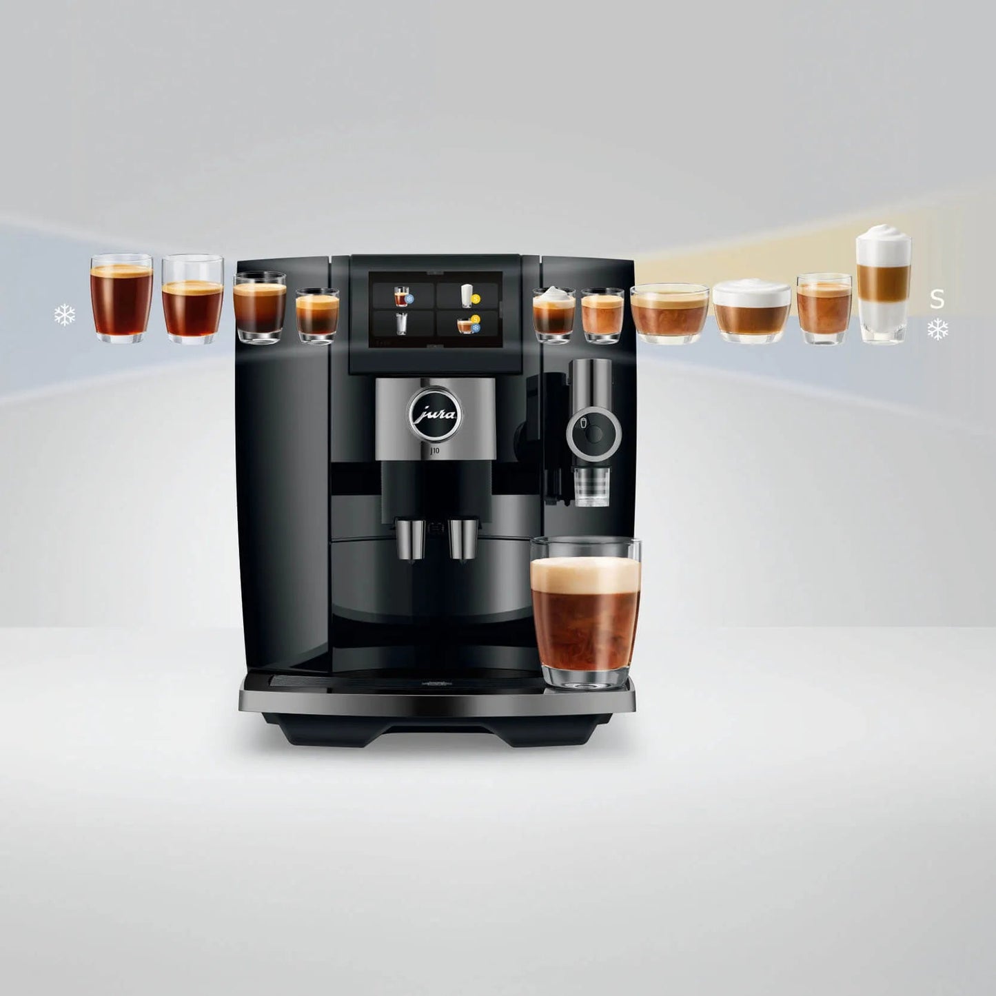 JURA J10 (EA) Piano Black | 7 Jahre Garantie | Kaffeewelt