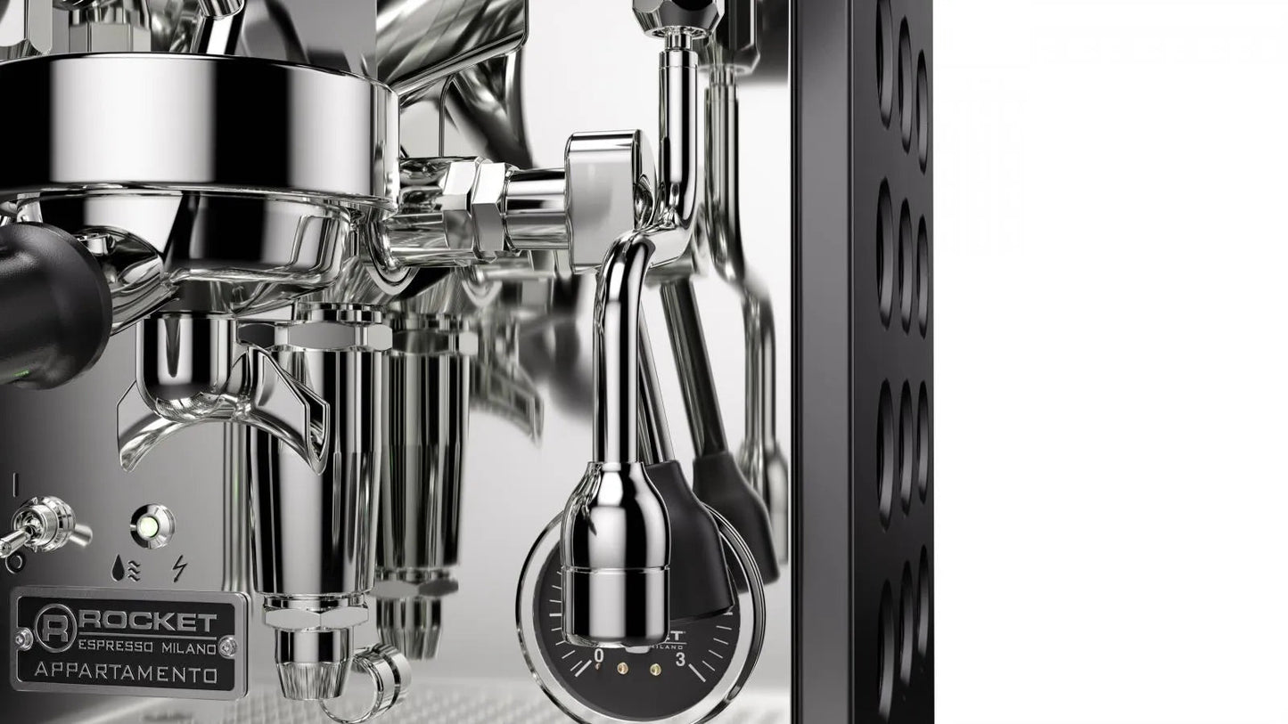 Rocket Appartamento TCA Schwarz / Kupfer | 5 Jahre Garantie | Kaffeewelt