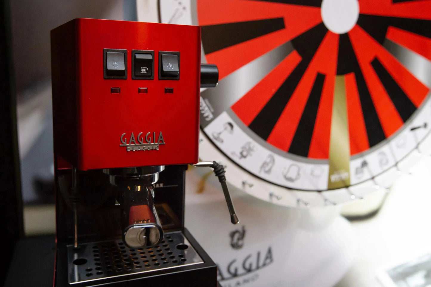 Gaggia Classic 5 Jahre Garantie EVO Pro E24 Rot - Kaffeewelt