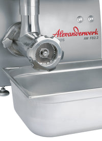 alexandersolia “Lobos” AW F 82.2 Meat Grinder Tabletop Unit - Price includes 5-piece cutting set 