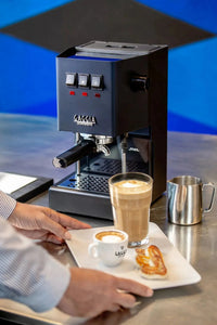Gaggia Classic 5 Jahre Garantie EVO Pro E24 Blau - Kaffeewelt