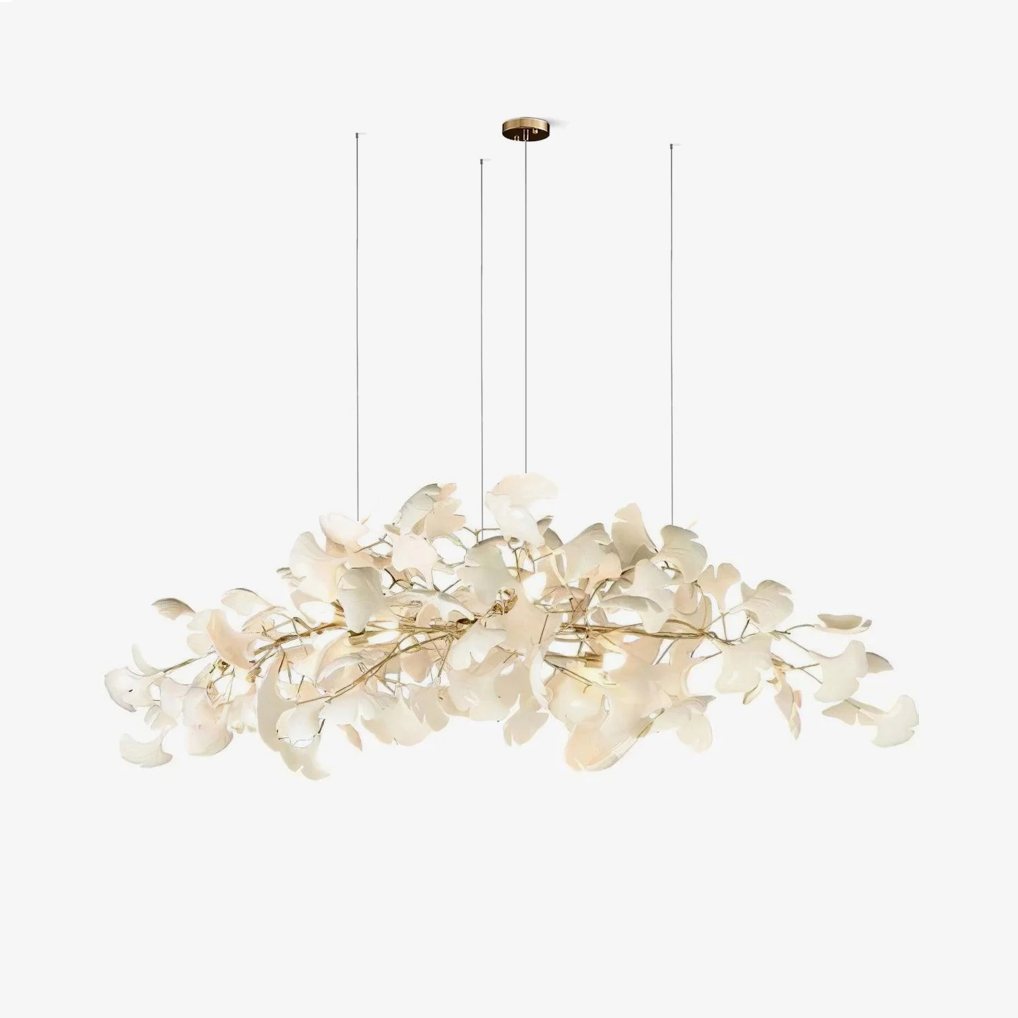 Ginkgo-Federn-Kronleuchter