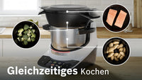 Bosch Küchenmaschine mit Kochfunktion, Cookit Premium Set Weiß