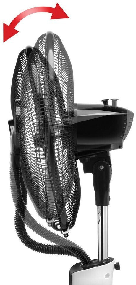 Unold 86930 Standventilator Nebula Touch Digital 38cm ws/sw 90W 3 Stufen oszilli.