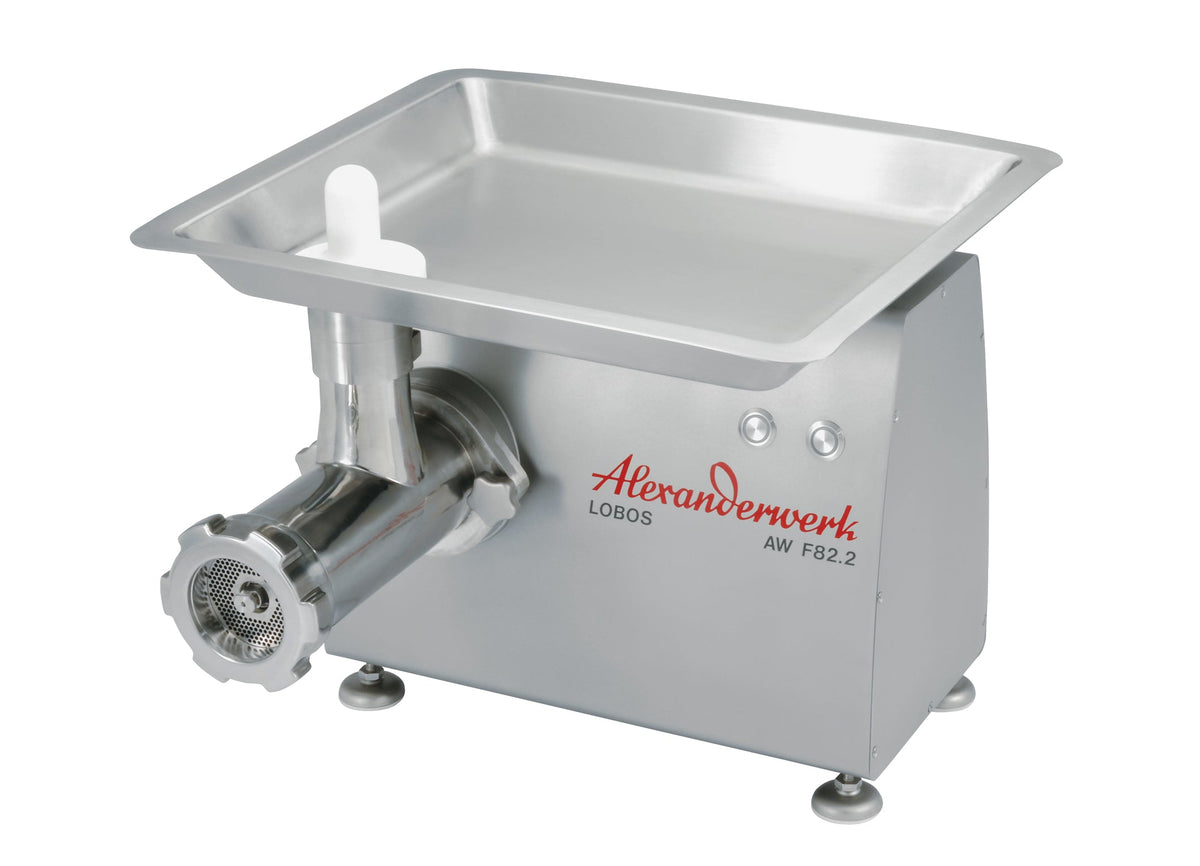 alexandersolia “Lobos” AW F 82.2 Meat Grinder Tabletop Unit - Price includes 5-piece cutting set 
