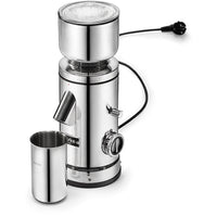 Aarke Kaffeemühle mit Scheibenmahlwerk Edelstahl
