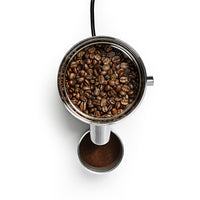 Aarke Kaffeemühle mit Scheibenmahlwerk Edelstahl