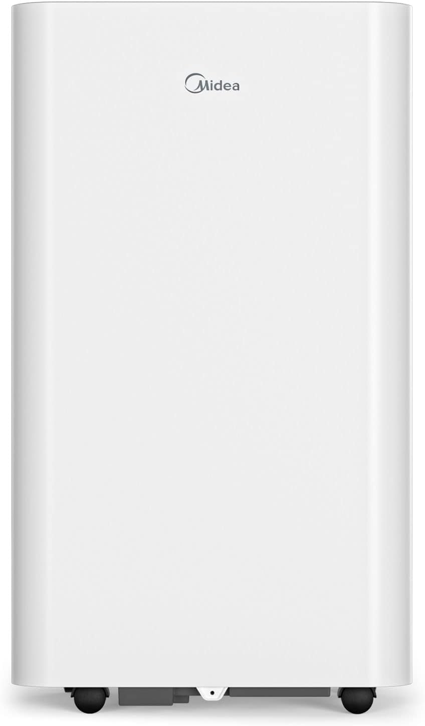 Midea Mobiles Klimagerät Silent Cool 26 Pro, 9000 BTU 2,6kW, Kühlen&Ventilieren&Entfeuchten, Raumgröße bis 88m³(33㎡), Mobile Klimaanlage mit Abluftschlauch, Weiß