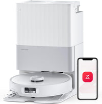 roborock Qrevo Edge Saugroboter mit Wischfunktion, Dual Anti-Tangle-System, AdaptiLift Chassis, 18.500Pa, FlexiArm Design Kantenreinigung, Hebarem Wischmopp, 75℃ Heißwasser-Moppwäsche, „Hello Rocky“