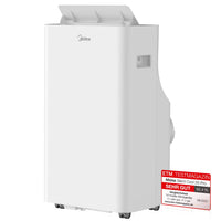 Midea Mobiles Klimagerät Silent Cool 26 Pro WF, 9000 BTU 2,6kW, Kühlen&Ventilieren&Entfeuchten, Raumgröße bis 88m³(33㎡), APP-Steuerung/Alexa/Google Home/IFTTT, Mobile Klimaanlage mit Abluftschlauch