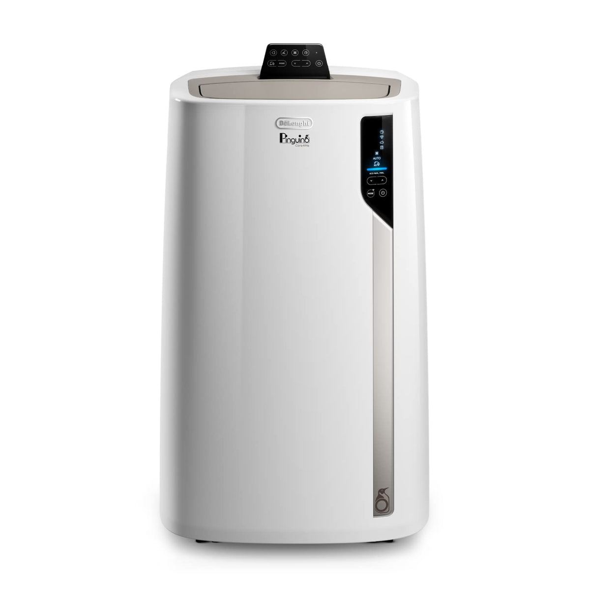De'Longhi Pinguino PAC EX130 CST WiFi Mobiles Klimagerät mit Abluftschlauch, Klimaanlage für Räume bis bis 120m³, Luftentfeuchter, Ventilationsfunktion, 24h-Timer, Energieeffizienzklasse A, Weiß