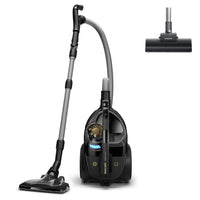 Philips PowerPro Compact Staubsauger – Leicht, Kabellos und Beutellos, 900 W Saugleistung, TriActive Düse Für Hartböden und Teppich, Allergy H13 HEPA-Filter, PowerCyclone 5 Technologie (FC9332/09)