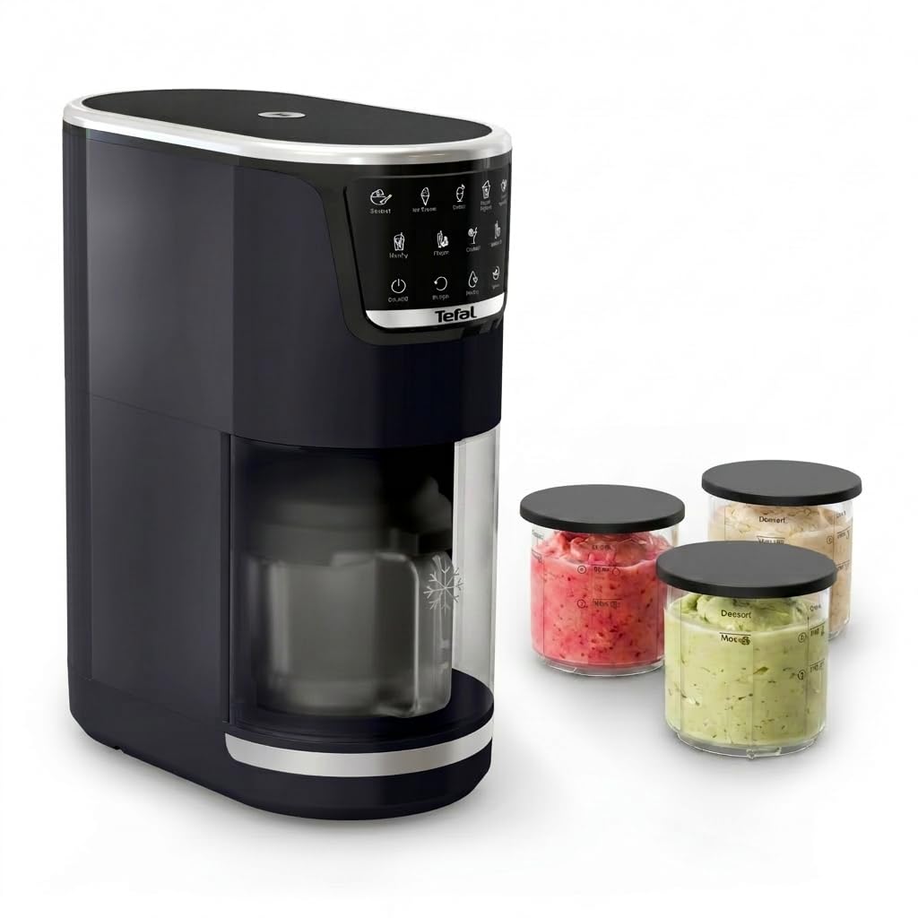 Tefal Dolci Eismaschine – Eiscreme, Gelato, Protein-Eis & Sorbet