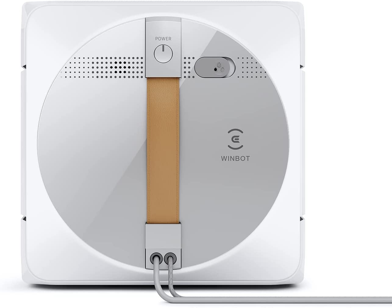 ECOVACS WINBOT MINI Fensterputzroboter, kompaktes Design, Doppel-Düsen mit Ultraschall-Zerstäubung, 9-Stufen-Schutzsystem, intelligente Pfadplanung, 4 Reinigungsmodi, Anti-Rutsch-System, Weiß