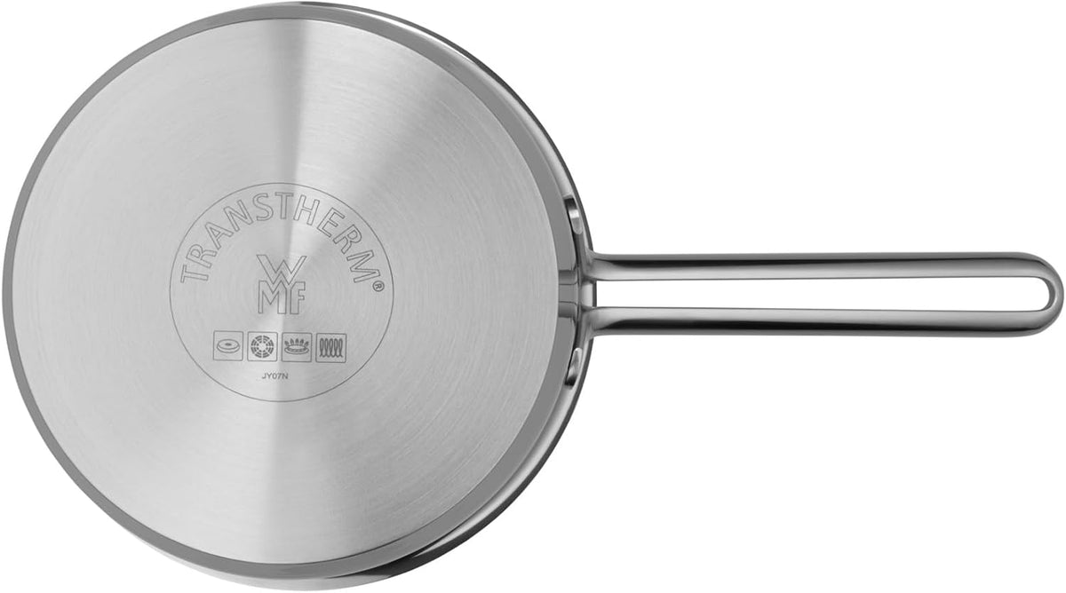 WMF Provence Plus Topfset Induktion 5-teilig, Kochtopf Set unbeschichtet mit Glasdeckel, für alle Herdarten geeignet, Induktions Töpfe Set, ohne Skalierung, Cromargan Edelstahl poliert