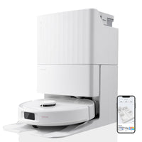 roborock Qrevo Serie Saugroboter mit Wischfunktion, 8000Pa Saugkraft(verbessert von Qrevo S), Anti-Verfilzungs-Seitenbürste, Hindernisvermeidung, LiDAR-Navigation, All-in-One Dock, Weiß(QV 35A Set)
