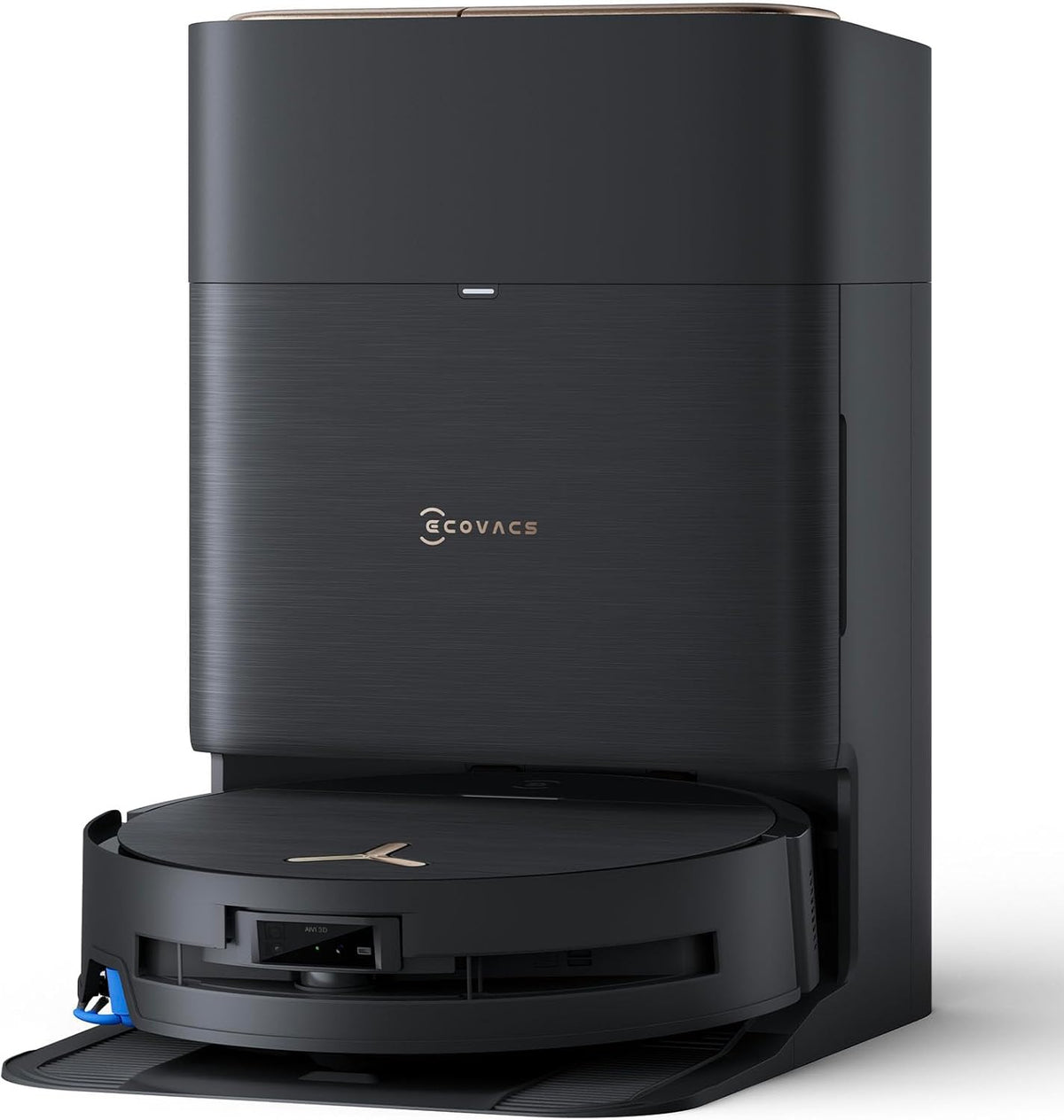ECOVACS DEEBOT X9 PRO Omni Saugroboter mit Wischfunktion, 16.600 Pa, OZMO Roller, ZeroTangle 3.0,TruEdge 2.0, Heißwasser-Moppwäsche, Heißlufttrocknung, All-in-One Omni Station, YIKO-GPT
