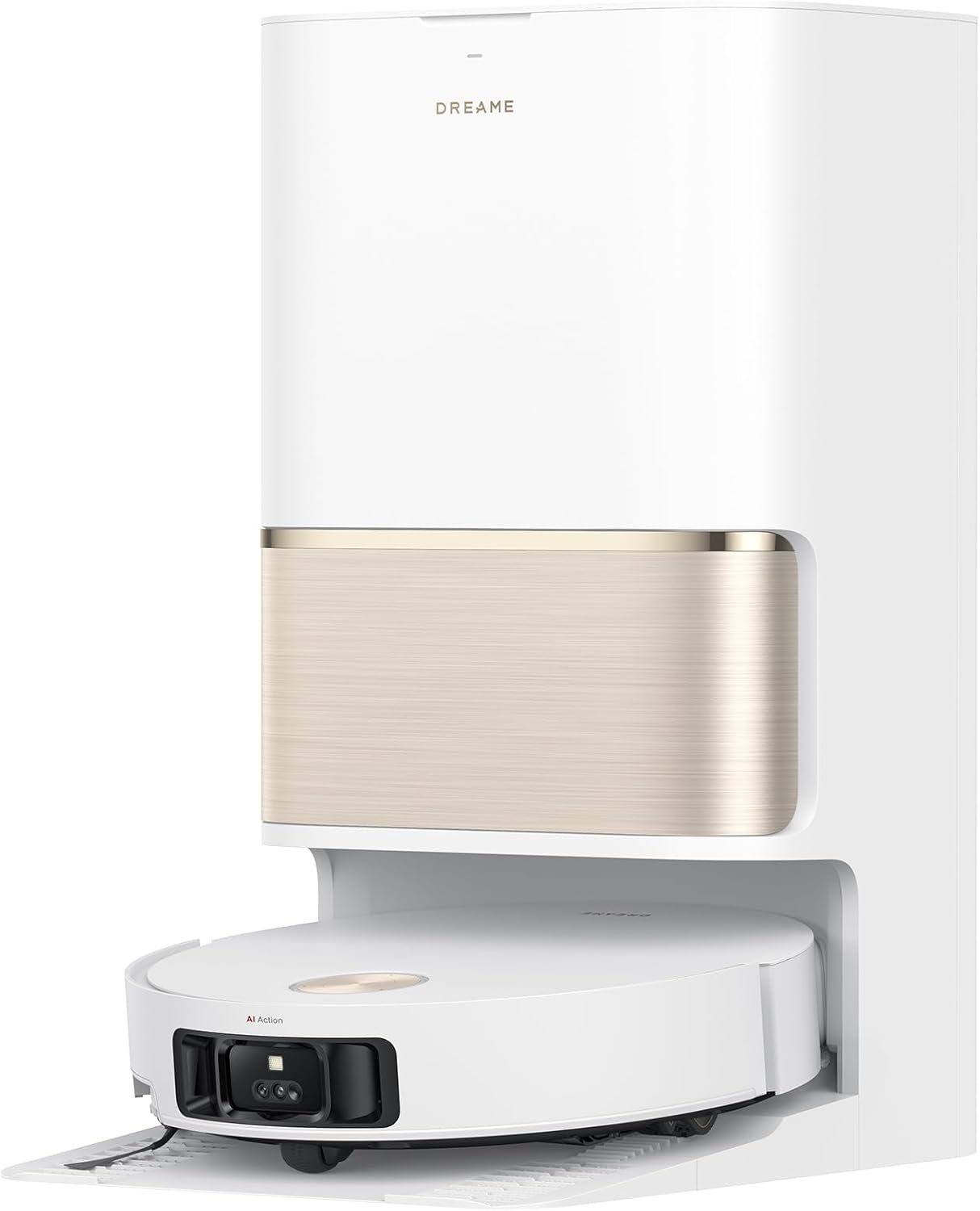 dreame L50 Pro Ultra Saug- und Wischroboter mit automatischer Entleerung und selbstständiger Reinigung des Wischmopps, intelligenter Hindernisvermeidung und 360°-Navigation, 19.500 Pa Saugleistung