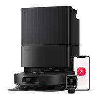 roborock Qrevo Serie Saugroboter mit Wischfunktion, 8000Pa Saugkraft(verbessert von Qrevo S), Anti-Verfilzungs-Seitenbürste, Hindernisvermeidung, LiDAR-Navigation, All-in-One Dock, Weiß(QV 35A Set)