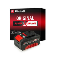 Original Einhell Akku PXC-Twinpack 4,0 Ah Power X-Change (Li-Ion, 18 V, 2x 4,0 Ah, für alle PXC-Geräte geeignet, proaktives Batteriemanagement, situativ angepasste Ladezyklen)