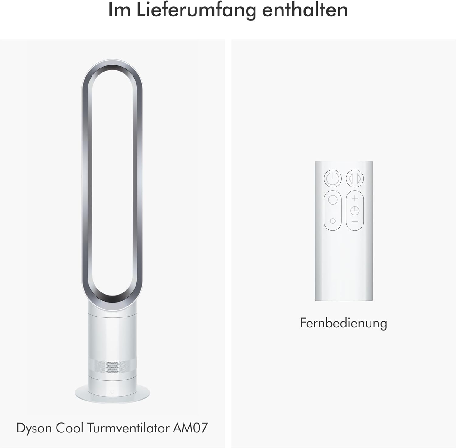 Dyson AM07 Air Multiplier Tower Fan, White