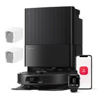 roborock Qrevo Serie Saugroboter mit Wischfunktion, 8000Pa Saugkraft(verbessert von Qrevo S), Anti-Verfilzungs-Seitenbürste, Hindernisvermeidung, LiDAR-Navigation, All-in-One Dock, Weiß(QV 35A Set)