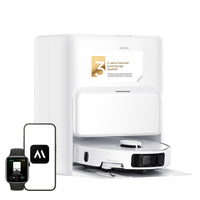 Mova P50 Pro Ultra Saugroboter mit Wischfunktion, 19.000 Pa Saugkraft, 75 ℃ Heißwasser-Moppwäsche, automatische Reinigung, automatische Entleerung, automatische Nachfüllung, Hindernisvermeidung