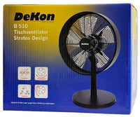 Dekon B 510 Tischventilator 35W 30cm 3 Stufen sw