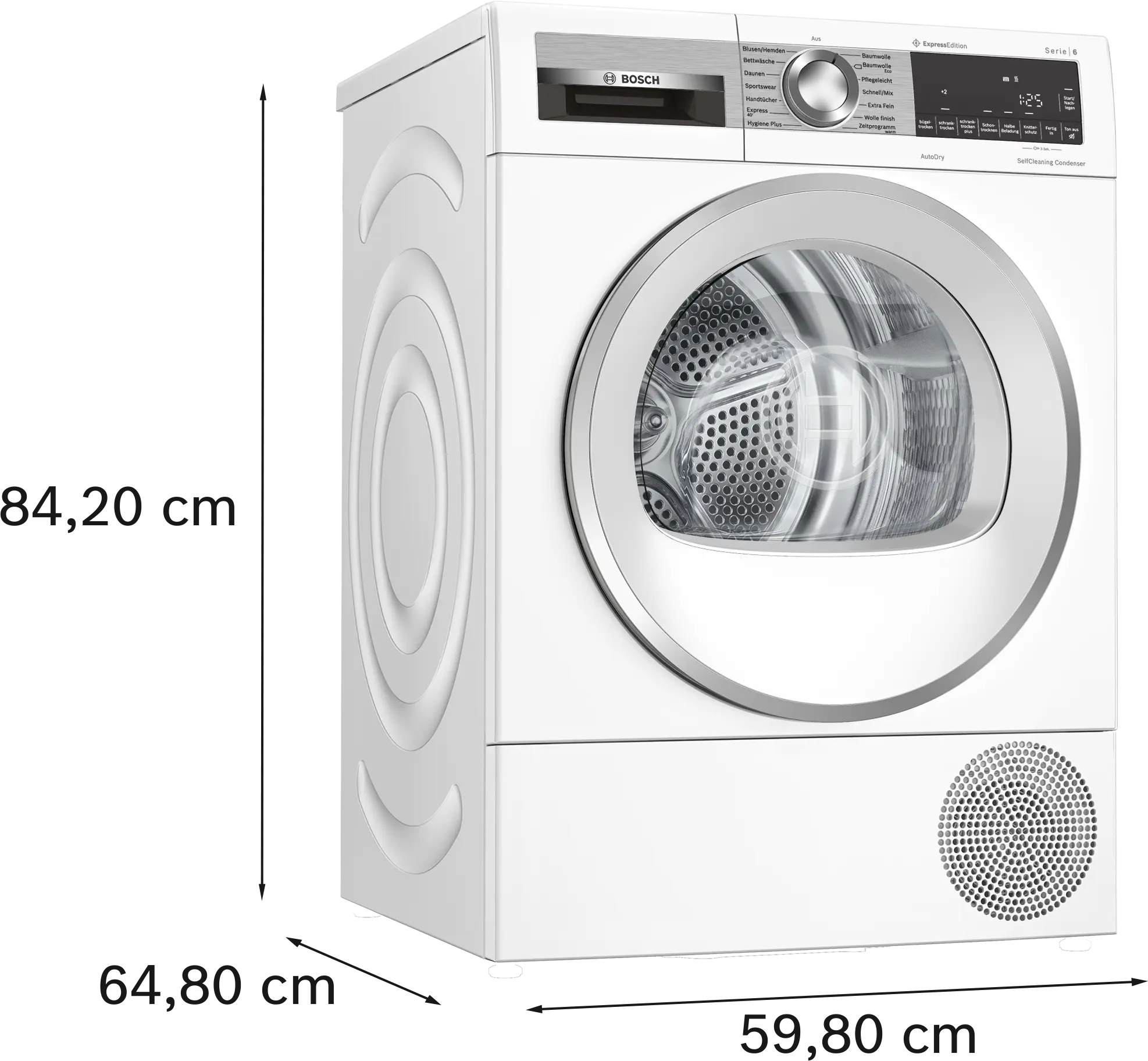 Bosch WQG235DH0 Serie 6 Wärmepumpentrockner 8 kg