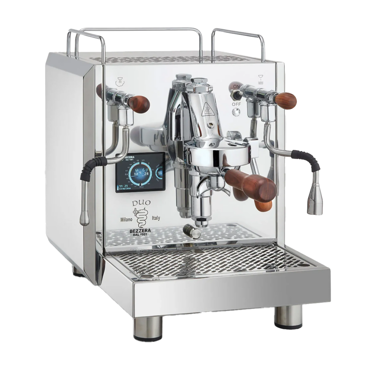 Bezzera Duo MN Edelstahl Siebträgermaschine - Kaffeewelt