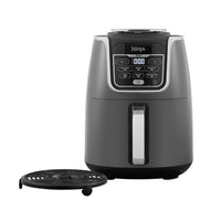Ninja Foodi MAX Dual Zone Digitale Heißluftfritteuse, 9,5L Airfryer, 2 Fächer, Antihaftbeschichtung, spülmaschinenfeste Körbe, 6-in-1, 8 Portionen, Schwarz AF400EU
