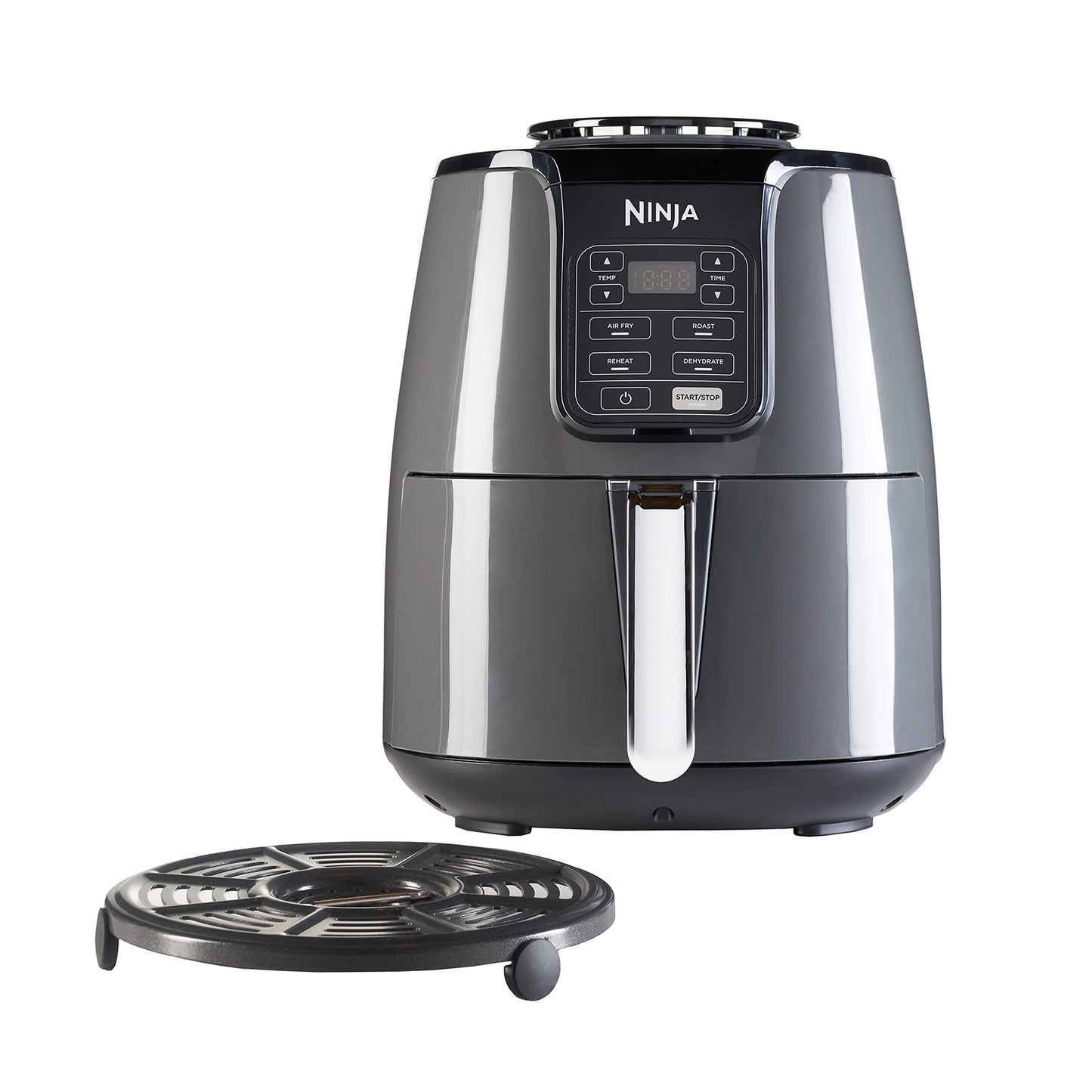 Ninja Foodi MAX Dual Zone Digitale Heißluftfritteuse, 9,5L Airfryer, 2 Fächer, Antihaftbeschichtung, spülmaschinenfeste Körbe, 6-in-1, 8 Portionen, Schwarz AF400EU
