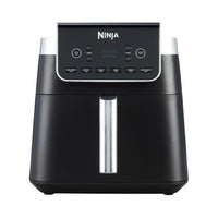 Ninja Foodi MAX Dual Zone Digitale Heißluftfritteuse, 9,5L Airfryer, 2 Fächer, Antihaftbeschichtung, spülmaschinenfeste Körbe, 6-in-1, 8 Portionen, Schwarz AF400EU