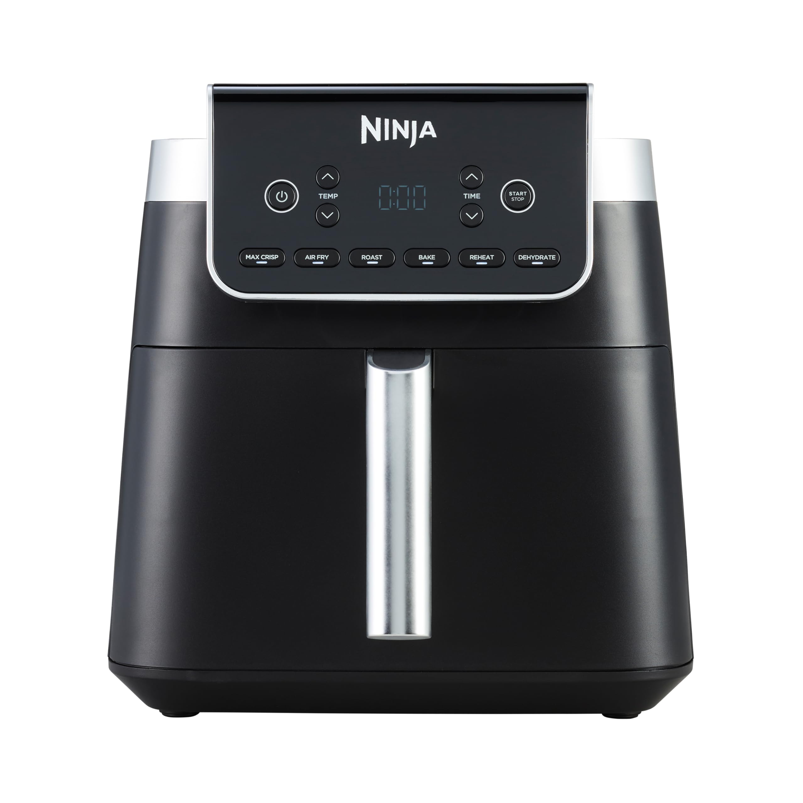 Ninja Foodi MAX Dual Zone Digitale Heißluftfritteuse, 9,5L Airfryer, 2 Fächer, Antihaftbeschichtung, spülmaschinenfeste Körbe, 6-in-1, 8 Portionen, Schwarz AF400EU