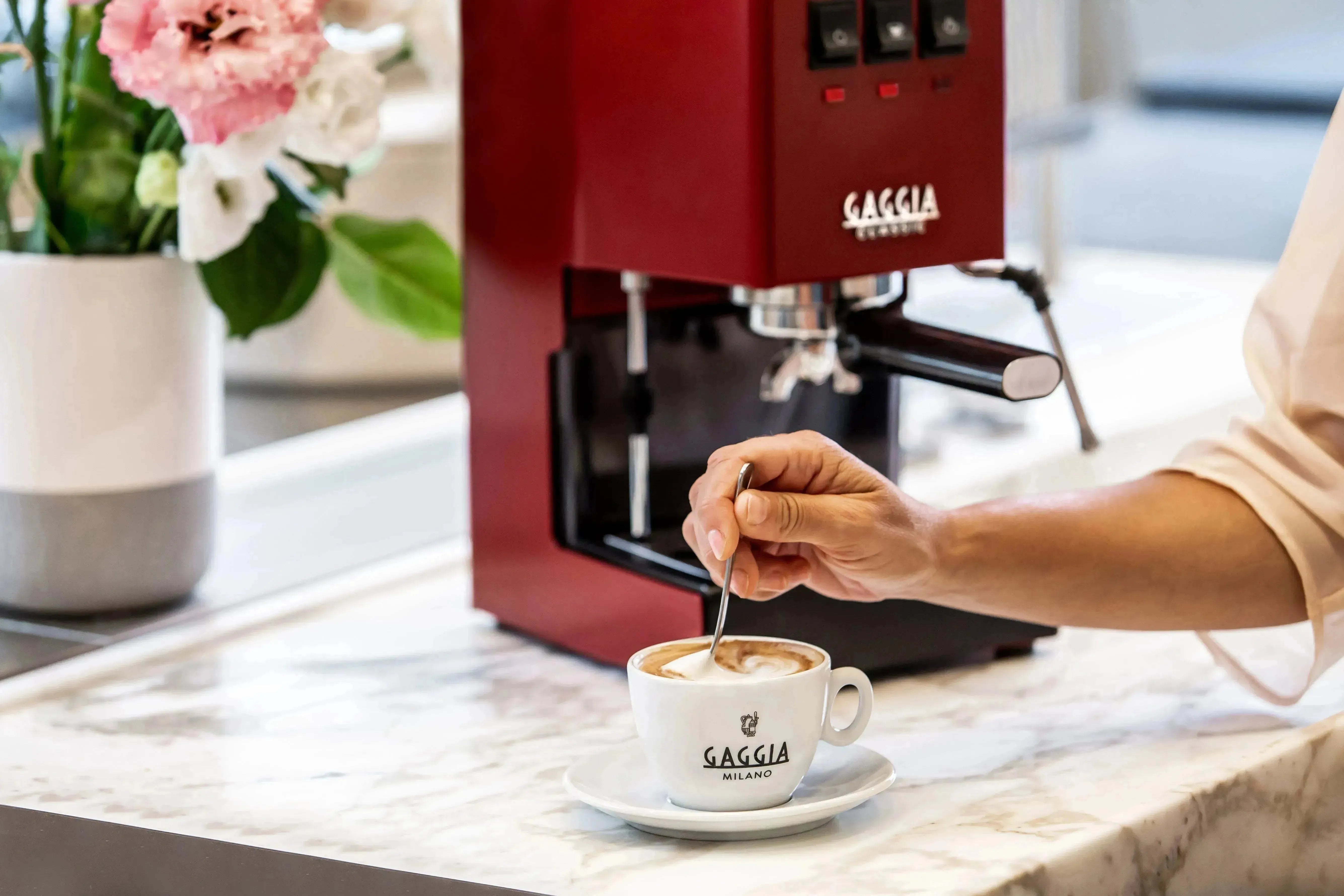 Gaggia Classic 5 Jahre Garantie EVO Pro E24 Rot - Kaffeewelt